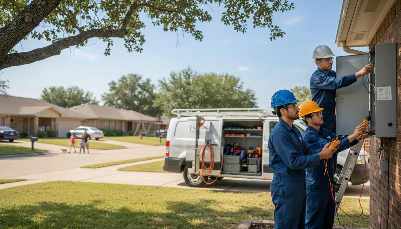 Certified electrician providing emergency electrical services in Grand Chain, IL